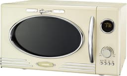 Melissa Vrijstaande Solo-Magnetron met Grill - 23 liter - 800W - Retro - 16330128 - Crème Wit — thumbnail 1