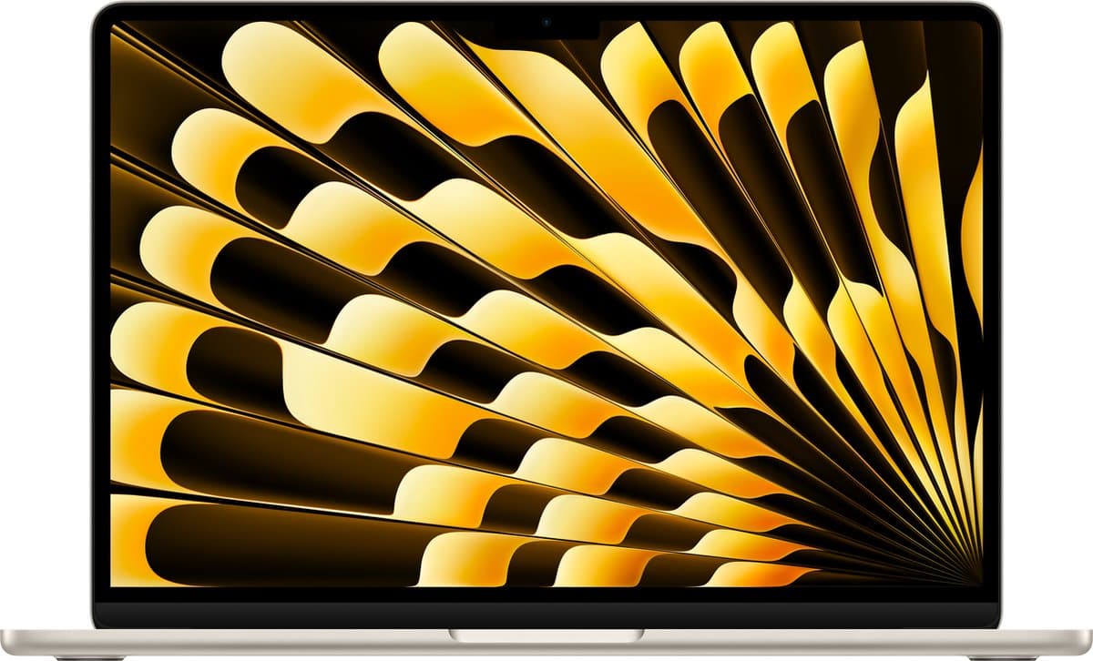 Apple MacBook Air (2024) 13.6 - M3 - 8 GB - 512 GB - Beige — afbeelding 1