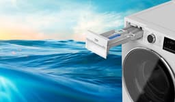 Beko B5WT594189W - RecycledTub™ - FIBERcatcher - Wasmachine - 30% zuiniger dan energielabel A — thumbnail 9
