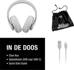 Fresh 'n Rebel Clam Ace – Draadloze Bluetooth Koptelefoon met Active Noise Cancelling - 60 uur Speeltijd - Met volume wiel - Ice Grey — thumbnail 10