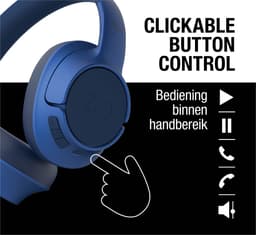 Fresh ‘n Rebel Clam Fuse – Draadloze Bluetooth Koptelefoon met Active Noise Cancelling - 45 uur Speelduur - True Blue — thumbnail 7
