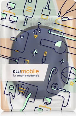 kwmobile hoes geschikt voor Sony WH-1000XM4 / WH-1000XM3 / Jabra Evolve 20 - 21,5 x 16 cm - Beschermhoes voor headset in donkerblauw - Van neopreen — thumbnail 5