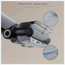 Robotstofzuiger – Dweilrobot – Automatische Stofzuiger – Nat-droog Stofzuiger – Handheld Schoonmaker – 17.000 Pa Zuigkracht – Draadloos Met 30-59 Min Batterijduur — thumbnail 2