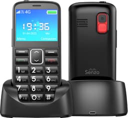 Senzo Senioren Telefoon - 4G - SOS-knop - GSM - Senioren Mobiele Telefoon - Simlockvrij - Incl. Simkaart - Nederlandstalig — thumbnail 6
