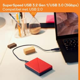 RFWR® Draagbare HDD 4 TB met USB 3.0 voor PC, Xbox en PS4 - Back-up en Wachtwoordbeveiliging — thumbnail 4