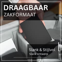 Harde Schijf Extern - Draagbare - 1TB Opslag - Zwart — thumbnail 4