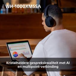 Sony WH-1000XM5SA – Draadloze koptelefoon met Noise Cancelling – Limited Soft Case Edition - Zwart — thumbnail 23