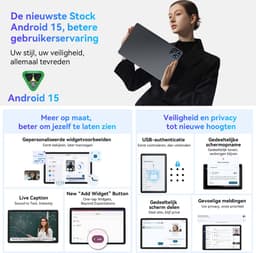 TABWEE Tablet - W90 Tablet - 8000 mAh - 24GB RAM - 256GB ROM - 11 Inch - Android 15 - WiFi 6 - Dubbele Simkaart - NETFLIX - Grijs — thumbnail 9