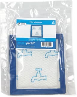 Multaparts® uitwasbaar filter geschikt voor AEG LX9 series & Electrolux UC.. series | Motorfilter in rubberen houder | Afmetingen: 15,5 x 14,3 x 2 cm | Alternatief voor AEG 1184129029 — thumbnail 3