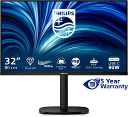 Philips 32B2U3601/00 computer monitor 80 cm (31.5") 2560 x 1440 Pixels Quad HD LCD Zwart — thumbnail 4