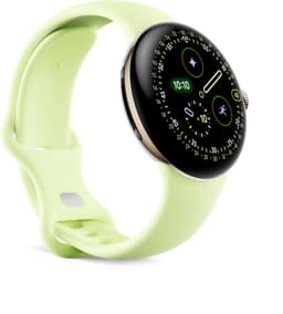 Google Pixel Watch 4 - Smartwatch - 41mm - WiFi - Goudkleurig/Lemongrass — thumbnail 2