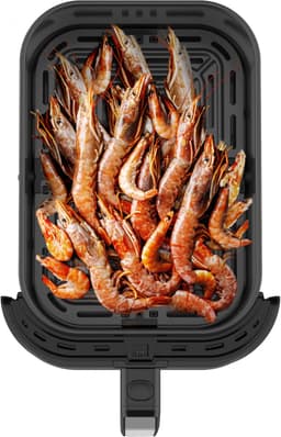 Tomado TAF8002B - Grote airfryer - XXL airfryer - 8 liter - Heteluchtfriteuse - Kijkvenster - Tiptoetsbediening - 7 automatische programma's - Zwart — thumbnail 3