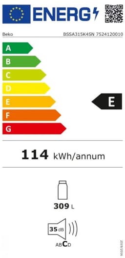 Beko BSSA315K4SN - Koelkast — thumbnail 6