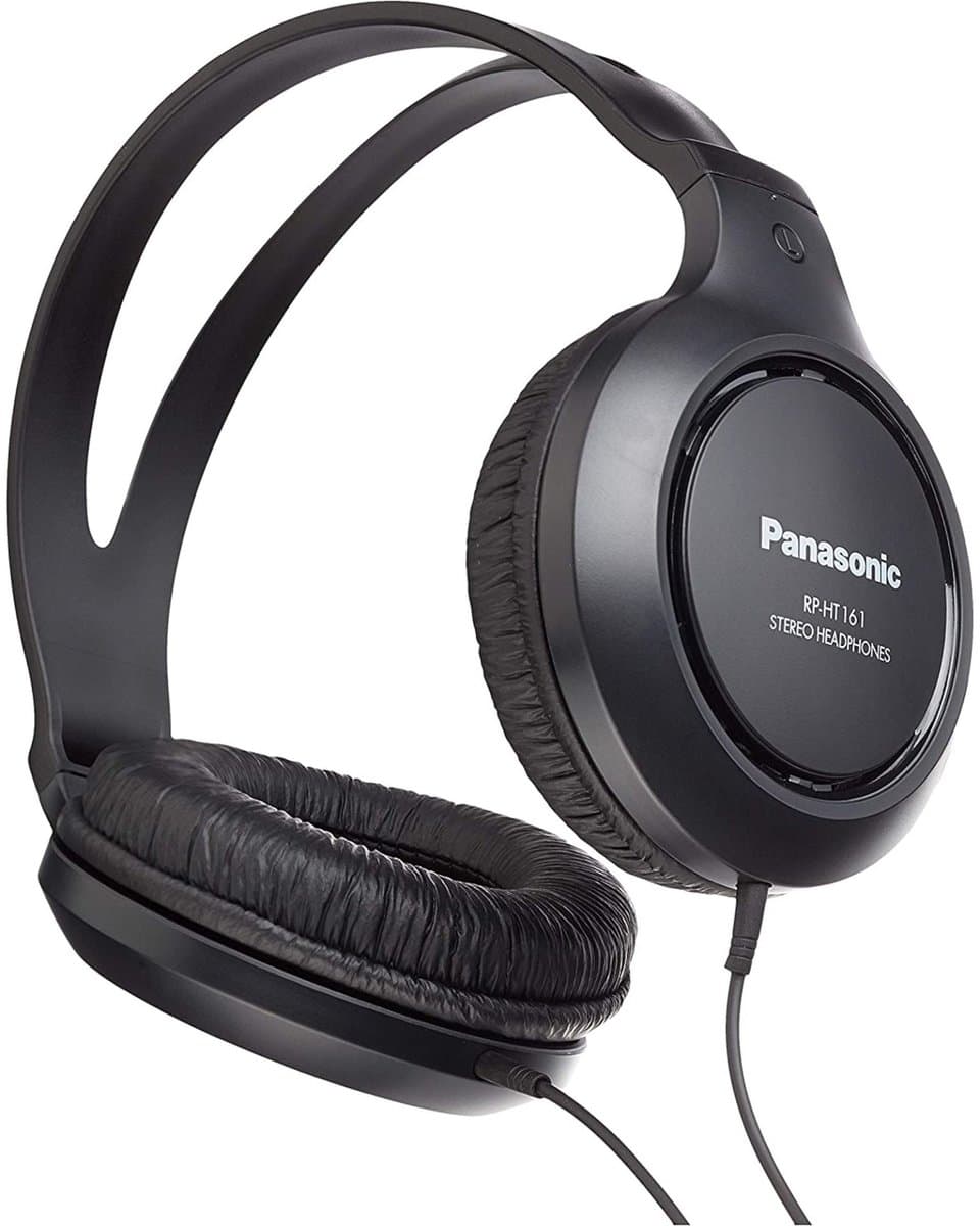 Panasonic RP-HT161E - Over-ear Koptelefoon - Zwart — afbeelding 1