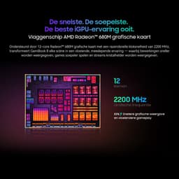 Blackview GamiBook 8 Gaming Laptop - 16 inch Full HD - 32 GB RAM - 1 TB SSD - AMD Ryzen™ 7 7735HS - Tot 4,75 GHz - WiFi 6 - Windows 11 Pro Notebook - UHD Graphics - Grijs — thumbnail 10