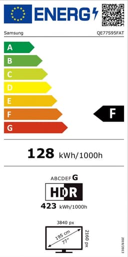 Samsung QE77S95F - 77 inch - 4K QD-OLED - 2025 - Smart TV — thumbnail 2