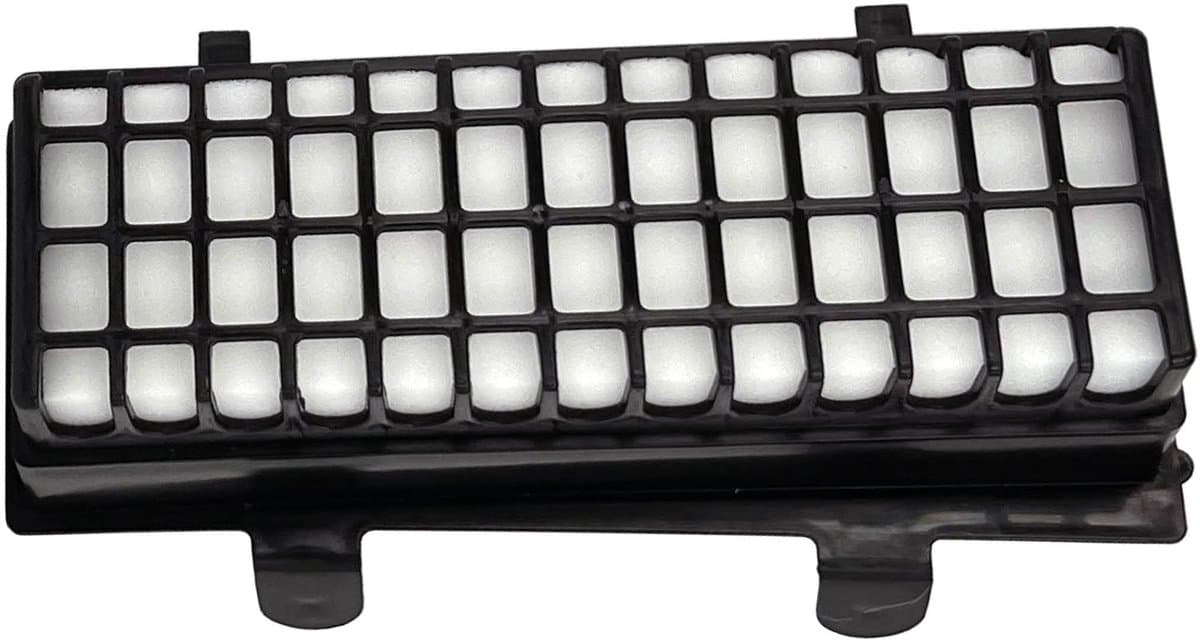 Multaparts® HEPA Filter geschikt voor Bosch Relaxx'x | Afmetingen: 16,6 x 7,7 x 4,6 cm | Filter met 4 vergrendelingsnokken | O.a. geschikt voor Bosch Relaxx'x serie | Vervanger voor 00573928, 00577281 — afbeelding 1