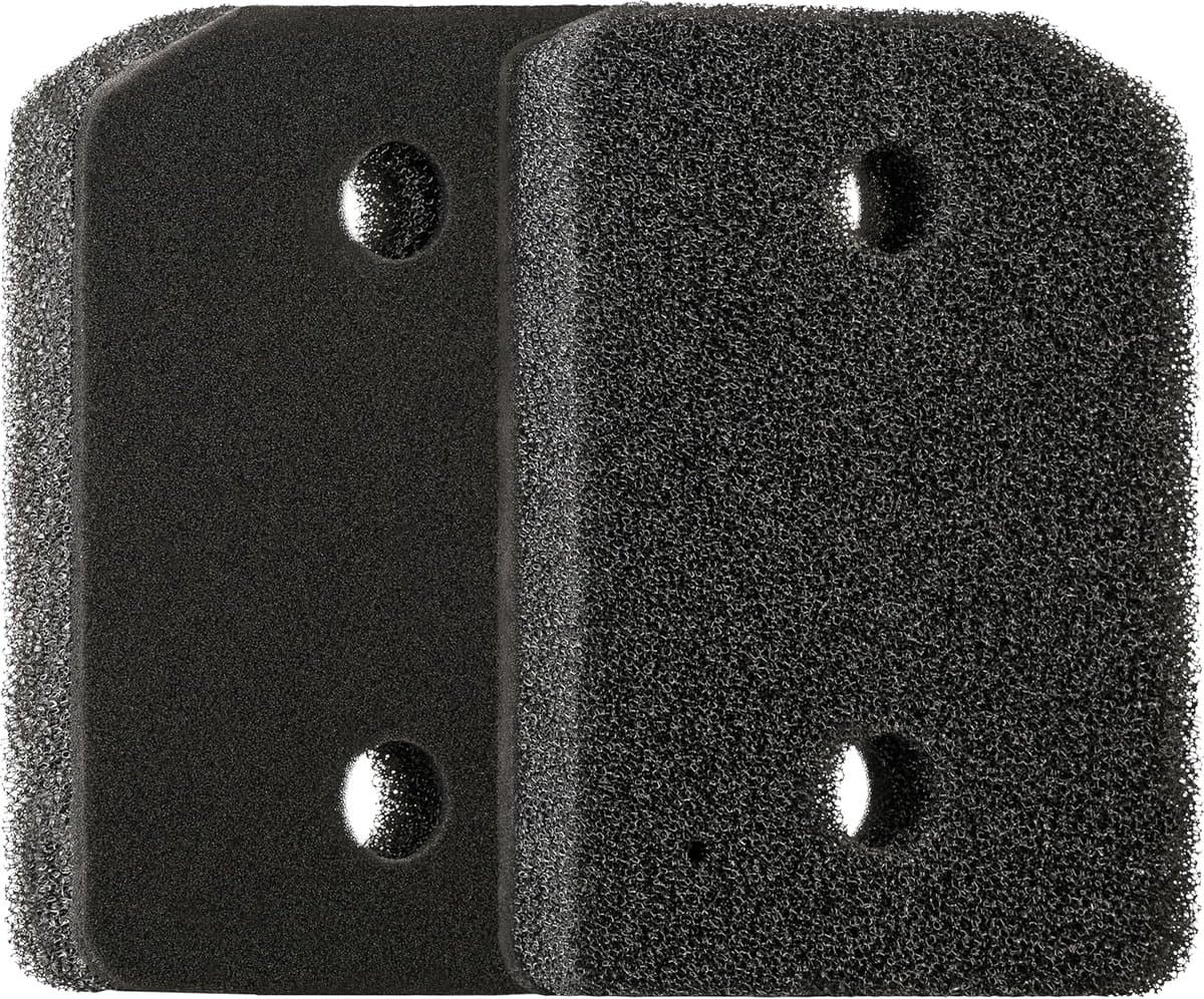 Drogerfilterspons - Filter - Filtermat - Fijn drogerfilter - 2 filters - Geschikt voor Miele T1-droogtrommels en warmtepompdrogers - Zwart - 20,7*15,7*3 cm — afbeelding 1