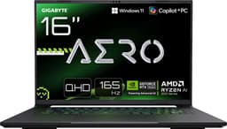 Gigabyte Aero X16 1VH93EEC64AH - Gaming Laptop - Ryzen AI 7 - RTX 5060 - 16 inch - 165 Hz — thumbnail 1