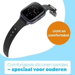 Wiesba® WB32A - GPS Horloge Senior - GPS Horloge voor Ouderen - Persoonlijke alarmen - alarm horloge ouderen - GPS Horloge Alzheimer - Valdetectie - Personenalarmering met SOS knop Alarmknop - Persoonlijk alarm — thumbnail 11