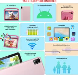 DailySupplies® Kindertablet Vanaf 3 Jaar - Tablet Kinderen - 8 GB - 10 Inch — thumbnail 2