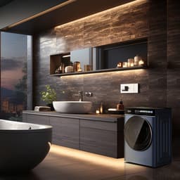CHiQ CW086581AX - Wasmachine - 8 KG - Full service - Space Pro - Energielabel A-15% - 13.5 Inch Led-touchscreen - 12 programma's - AI Smart - Stoomwassen & Quick Wash - 12 jaar garantie op motor — thumbnail 10
