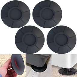 Trillingsdempers Wasmachine - 4 Stuks - Wasmachine dempers - Extra Dik - Universeel voor Wasmachine en Droger - Geluidsdempers - Trillingsdempers - Anti Trillingsmat - Wasmachine Verhoger — thumbnail 3