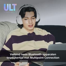 Sony ULT Wear - Draadloze Noise Cancelling koptelefoon met ULT Power Sound - Off White — thumbnail 14