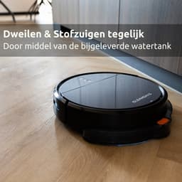 CleanDays D2-007 Robotstofzuiger met Dweilfunctie - Laadstation - 3-in-1 – Stil – 2000Pa – Huisdieren – App + Afstandsbediening — thumbnail 9