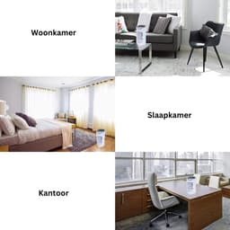 Luchtreiniger - met HEPA & Koolstoffilter - Luchtreinigers - Timer Functie & 3 Snelheden - 60 m3/u - Ionisator - Air Purifier - Wit — thumbnail 5