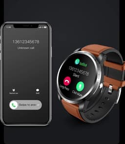Belesy® Tachy - Smartwatch Dames - Smartwatch Heren - Horloge - 1.3 inch - Kleurenscherm - Stappenteller - Bloeddruk - Hart ECG - Mutli sport - Zilver - Blauw - Siliconen - Moederdag — thumbnail 18