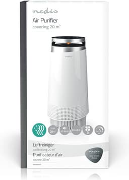Nedis Luchtreiniger - Geschikt voor ruimtes tot: 20 m² - Clean Air Delivery Rate (CADR): 130 m³/h - Luchtkwaliteitsindicator - Wit — thumbnail 5