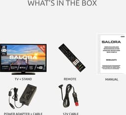 Salora MOBILE24TV - 24 Inch - Smart TV - 12 volt stekker — thumbnail 7