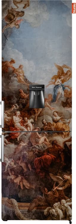 NUNKI LARGEH2O (Baroque All Sides) Combi Bottom Koelkast, E, 197+71l, Handle, Waterdispenser — thumbnail 1