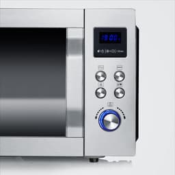 Severin MW 7777 Combi magnetron – Glazen Bodem zonder Draaiplateau – Ultra-Hetelucht tot 230 °C - 25 Liter - RVS — thumbnail 3