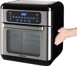 Inventum GF1200HLD Airfryer Oven XXL - 12L - 8 programma's - 80-200 °C - Tot 6 personen - Zwart/RVS — thumbnail 8