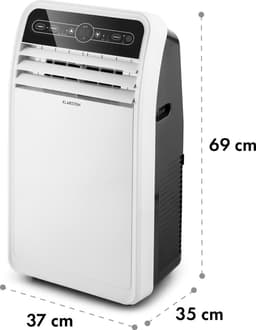 Klarstein Mobiele airconditioner met luchtafvoerslang, 4-in-1 airconditioner, ventilator, luchtontvochtiger & nachtmodus, Kleine & draagbare airconditioner voor thuis & op kantoor, Laag verbruik, 7000 BTU,1 kW voor 23 m² - Afstandsbediening Timer — thumbnail 26