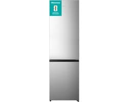 Hisense RB440N4ACA, Koelkast met A Energielabel - Koel-vriescombinatie - No Frost - RVS - Multi-Air Flow - Fast Freeze - 35dB (A) -Inverter Compressor - 336 Liter