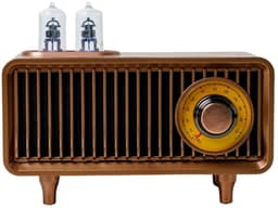 Retro Bluetooth Speaker met FM Radio & RGB Licht – 5W Stereo – Bluetooth 5.4 – TWS Pairing – Retro Tube Design — thumbnail 3
