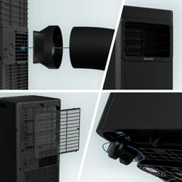 Auronic Mobiele Airco - 7.000 BTU - 3-in-1 - Airconditioning met 2 Raamafdichtingskits - Ventilator - Ontvochtiger - Tot 20m² - Zwart — thumbnail 12