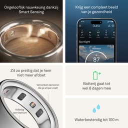 Oura Ring 4 - Size Before You Buy - Silver - Size 6 — thumbnail 4