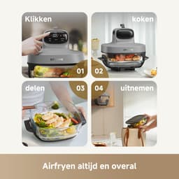 Dreame Tasti™ Airfryer - 5-in-1 Glazen Heteluchtfriteuse - 2,5L & 4,5L - PFAS-vrij — thumbnail 2