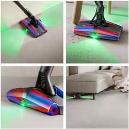 Dyson PencilVac Fluffycones - Steelstofzuiger - Zwart - 50 Air Watts - Ultraslank en licht ontwerp — thumbnail 4
