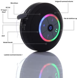 White-Label® Douche Speaker - Draagbare Radio - Bluetooth - Waterdicht — thumbnail 4