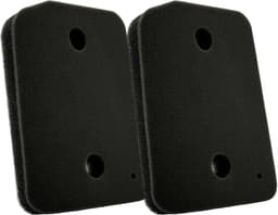Fixem pluizenfilter, geschikt voor Miele T1 - 9164760, 9164761, 12551630 wasdrogers, condensor sokkelfilter met 2 gaten, 2 stuks 220 x 133 x 30 mm - 2 stuks — thumbnail 1