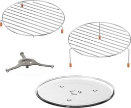 Inventum MN237CB Combimagnetron - 23L - 900W - Hetelucht- en grillfunctie - 10 kookprogramma's - 4 combistanden - Ontdooifunctie - Kinderslot - Zwart — thumbnail 4