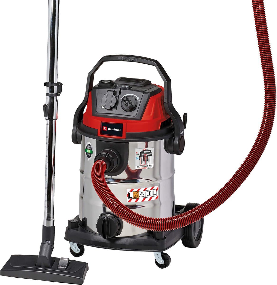 Einhell Elektrische Nat-/Droogzuiger TE-VC 2025 SACL - 1200 W - 200 mbar - 25 L - Stofbeschermingsklasse L - Automatisch stopcontact: 2200 W - Incl. mondstukken en filter — afbeelding 1