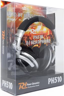 Koptelefoon - Power Dynamics PH510 koptelefoon over-ear met inklapbare schelpen en krulsnoer. Perfect voor onderweg of voor de DJ! — thumbnail 11
