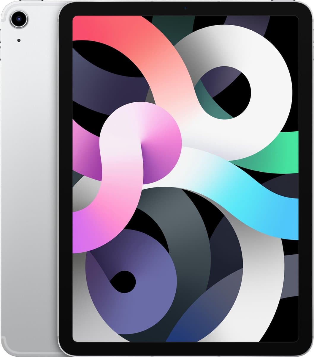 Apple iPad Air (2020) - 10.9 inch - WiFi + 4G - 256GB - Zilver — afbeelding 1