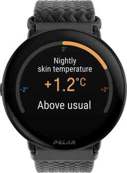 Polar Ignite 3 - Fitness Smartwatch & GPS Activity Tracker - Black / Braided Yarn - S-L — thumbnail 1